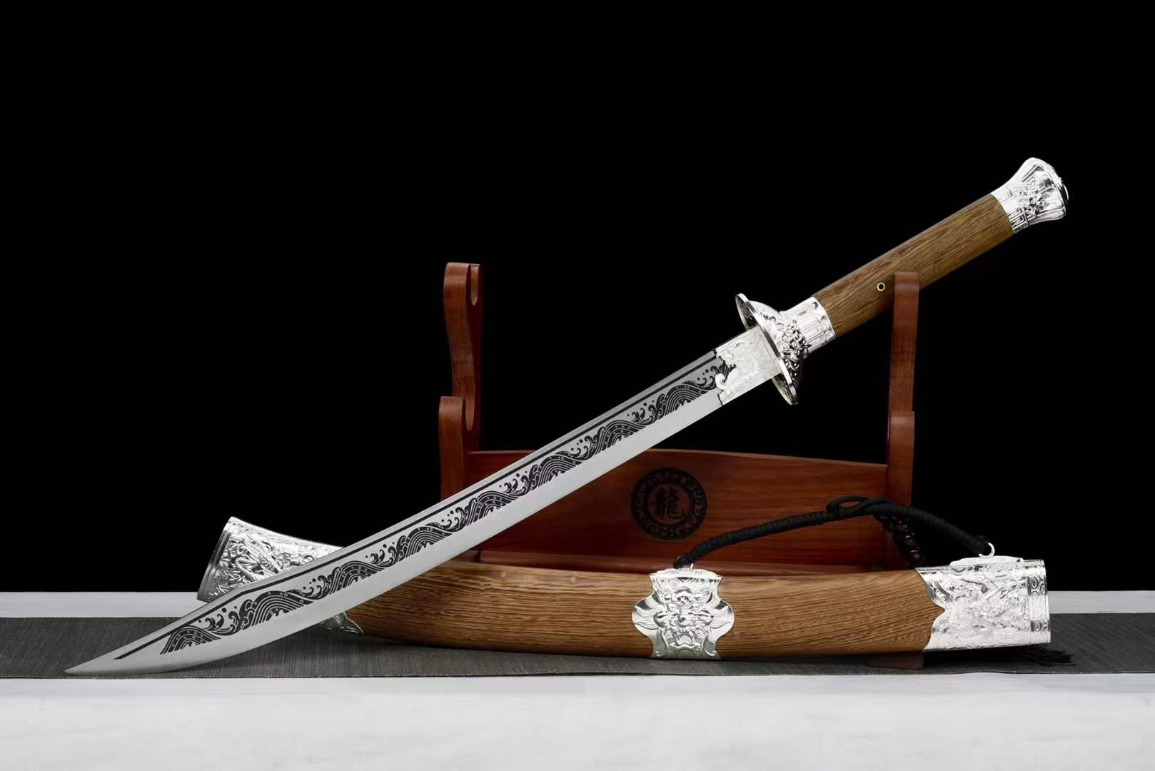 boxkatana Handmade Dragon & Tiger Treasure Sword