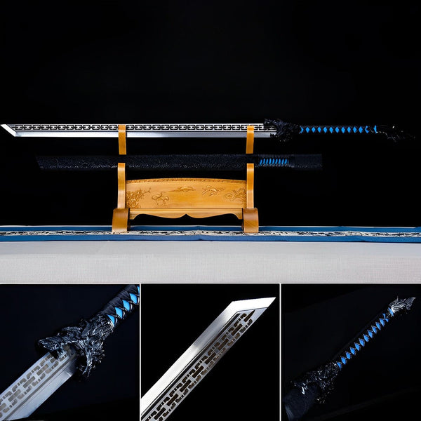 boxkatana Handmade High Manganese Steel Devil Wolf Tang Sword