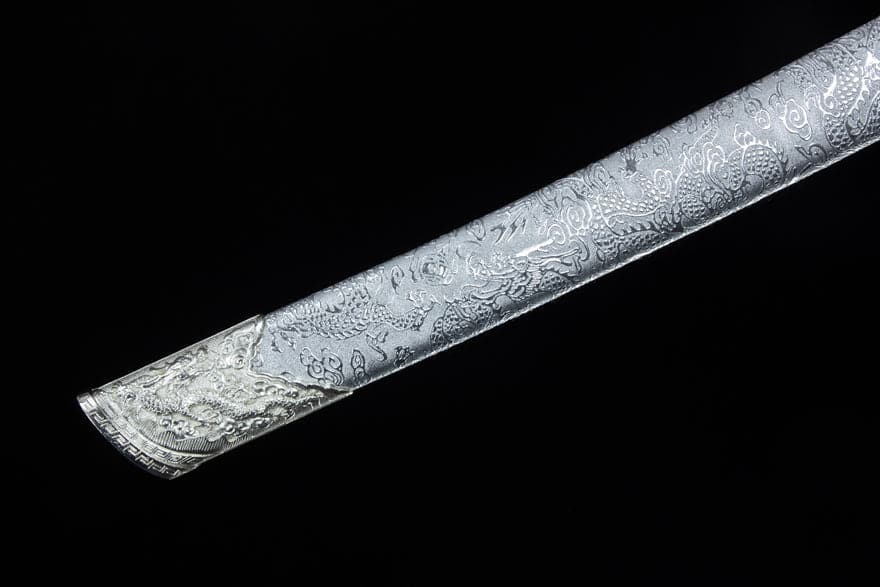 boxkatana Handmade High-performance  Manganese steel Chinese Sword With Red Blade