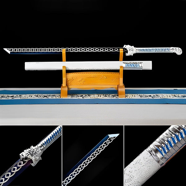 boxkatana Handmade High-performance Manganese Steel Murong  Chinese Sword
