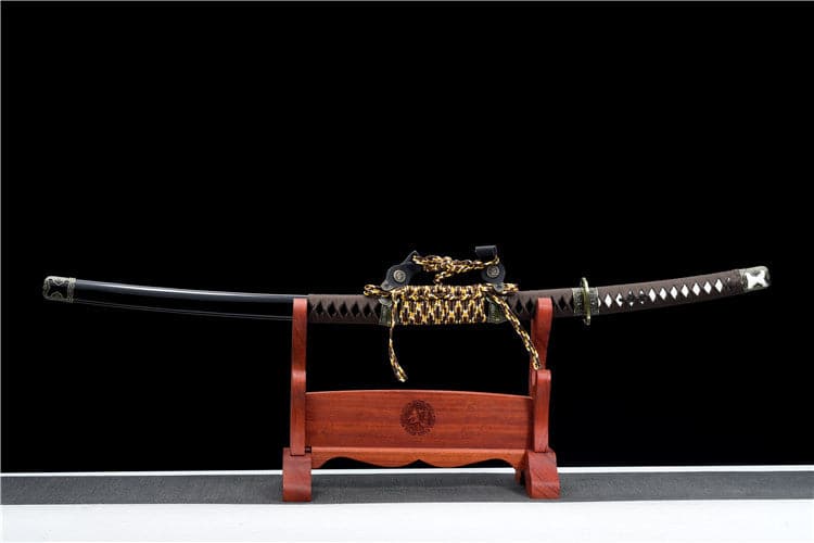 boxkatana Handmade Japanese Tachi Odachi Dark Shadow High Carbon Steel Blackened blades