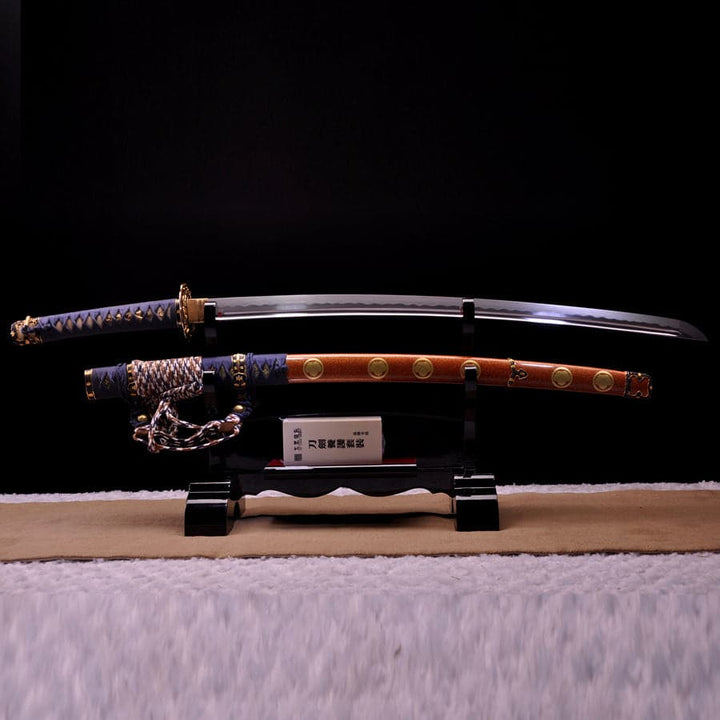 boxkatana Handmade Japanese Tachi Odachi Emperor Tamahagane Finish polishing
