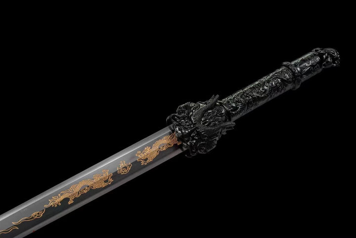 boxkatana Handmade Manganese Steel Dragon King Chinese Sword