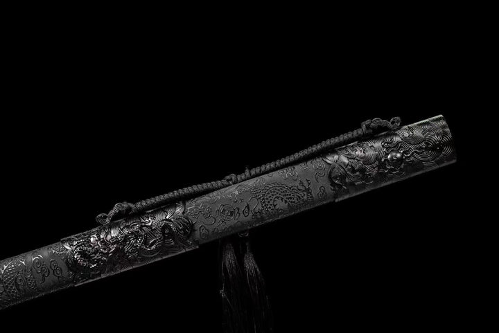 boxkatana Handmade Manganese Steel Dragon King Chinese Sword