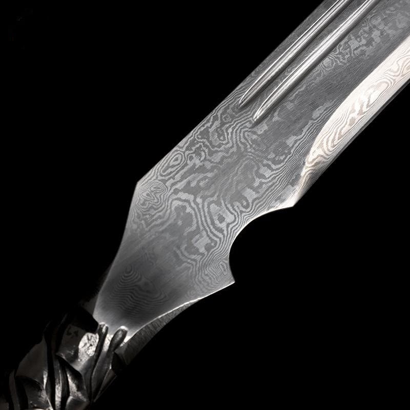 Handmade Nepal Pattern Steel Integral forging – BoxKatana