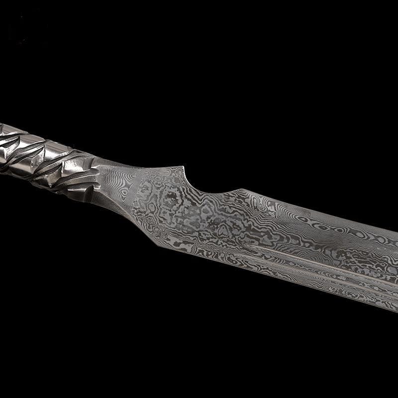boxkatana Handmade Nepal Pattern Steel Integral forging