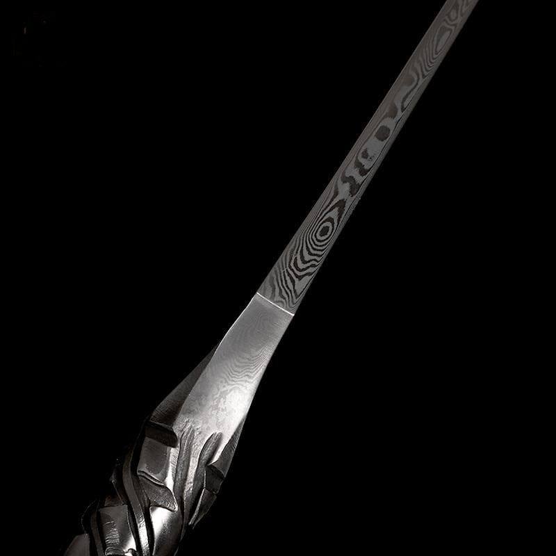 boxkatana Handmade Nepal Pattern Steel Integral forging