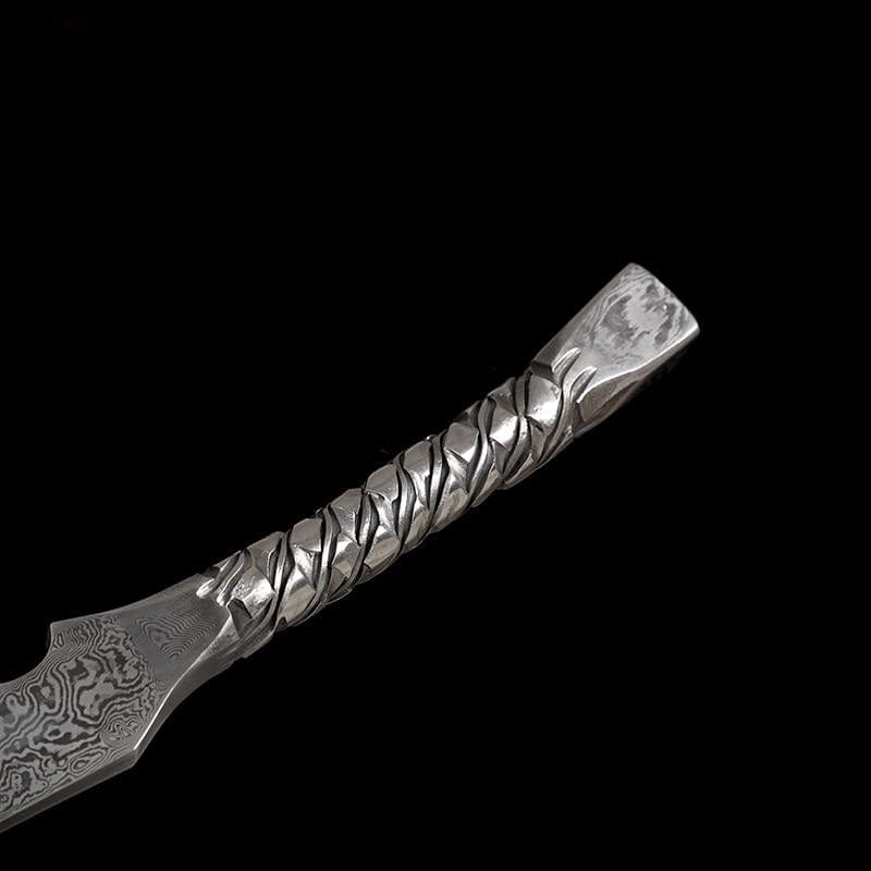 boxkatana Handmade Nepal Pattern Steel Integral forging