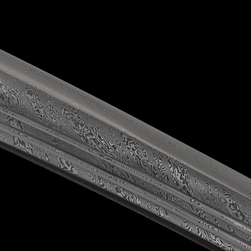 boxkatana Handmade 陌刀 Pattern Steel One-piece forging
