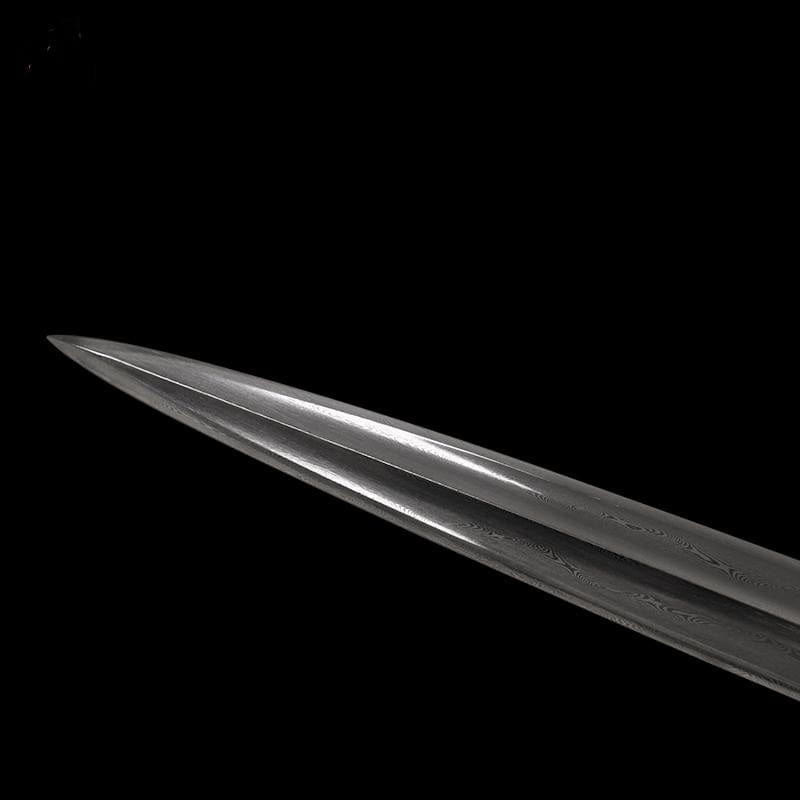 boxkatana Handmade 马槊 Pattern Steel One-piece forging