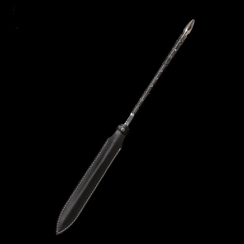 boxkatana Handmade 三棱 Pattern Steel One-piece forging