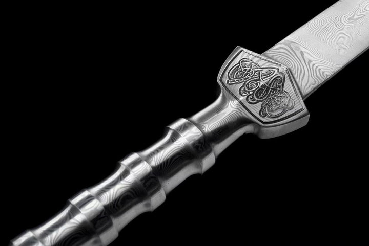 boxkatana Handmade Phantom Sword Damascus Steel One-piece forging