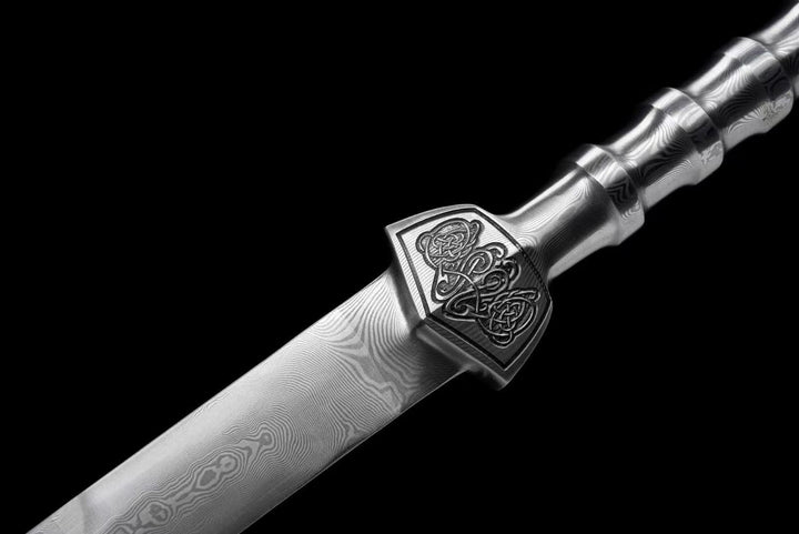 boxkatana Handmade Phantom Sword Damascus Steel One-piece forging