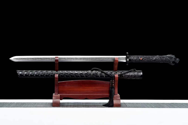 boxkatana Handmade Phoenix Feather War Sword Chinese Sword