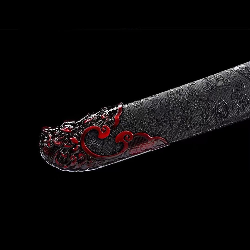 BoxKatana Handmade Red Blood Chinese Sword