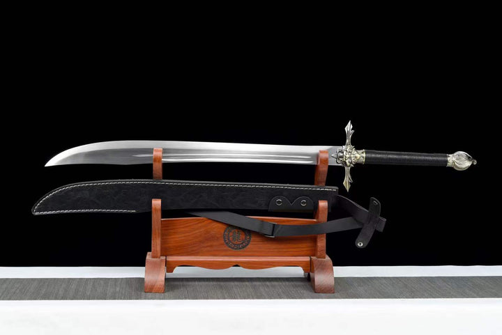 boxkatana Handmade Seven Obsidian War Sword Spring Steel