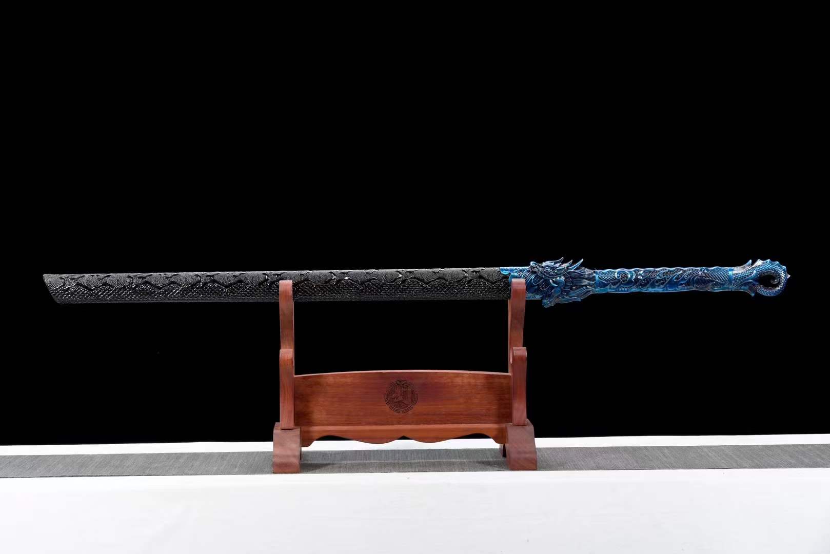 boxkatana Handmade Thousand Blade Magic Dragon With Blue Blade