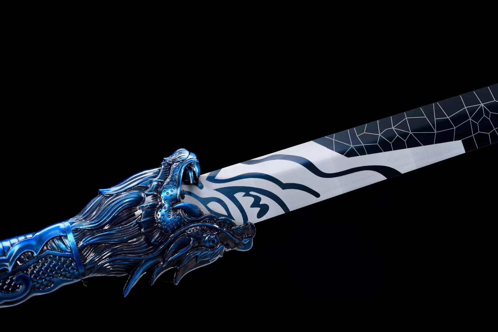 boxkatana Handmade Thousand Blade Magic Dragon With Blue Blade
