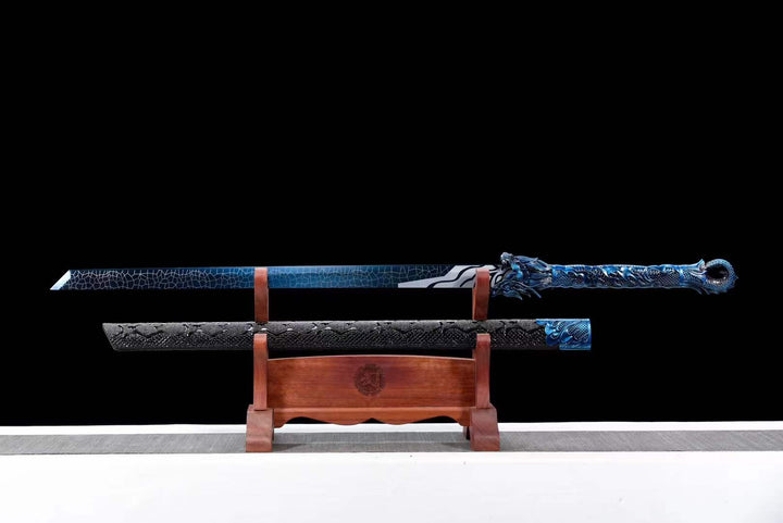 boxkatana Handmade Thousand Blade Magic Dragon With Blue Blade
