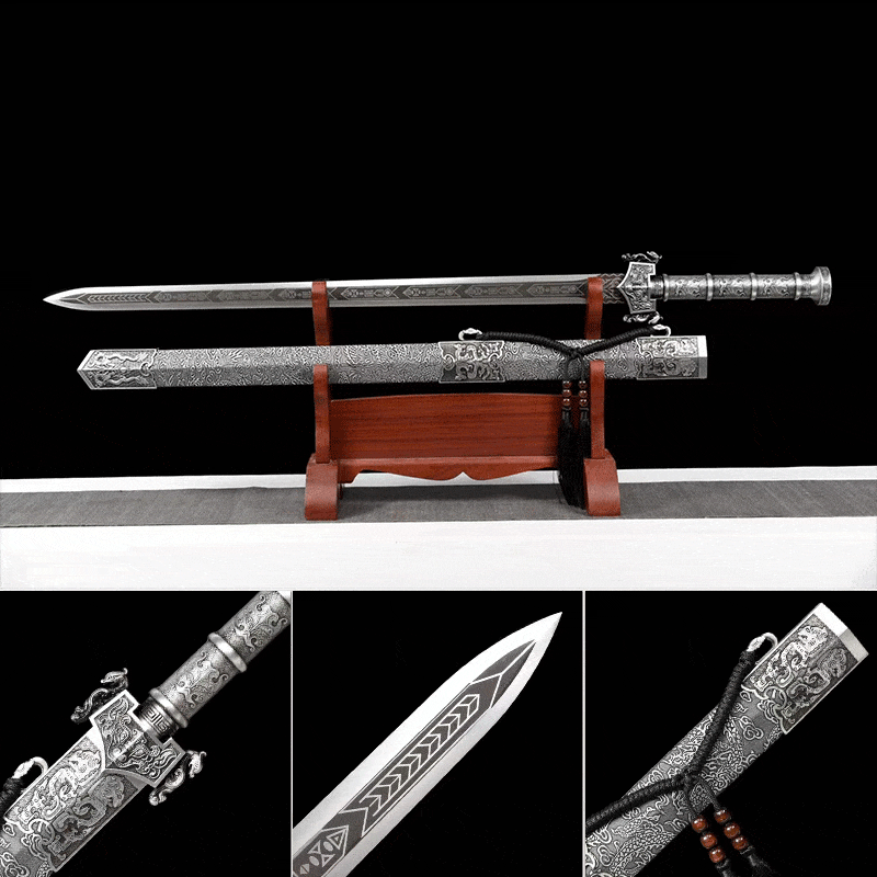 boxkatana Handmade Tianchu Han Jian With One-piece forging