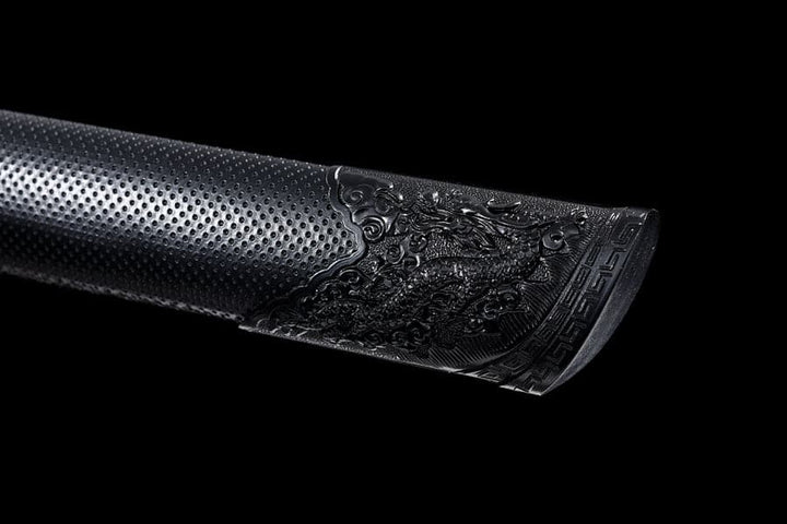 boxkatana Handmade Top of all ghosts High Manganese Steel Chinese Sword With Double Slot