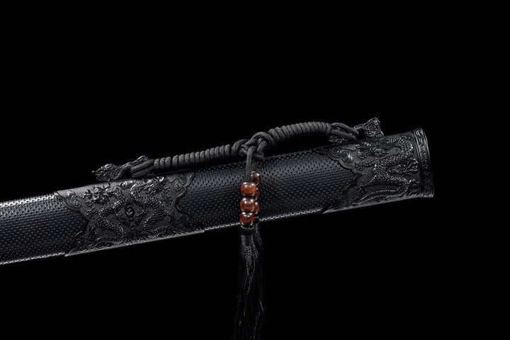 boxkatana Handmade Top of all ghosts High Manganese Steel Chinese Sword With Double Slot