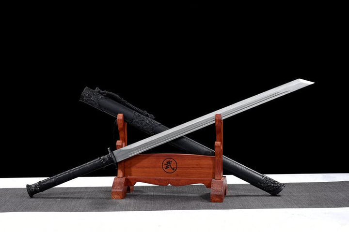 boxkatana Handmade Top of all ghosts High Manganese Steel Chinese Sword With Double Slot