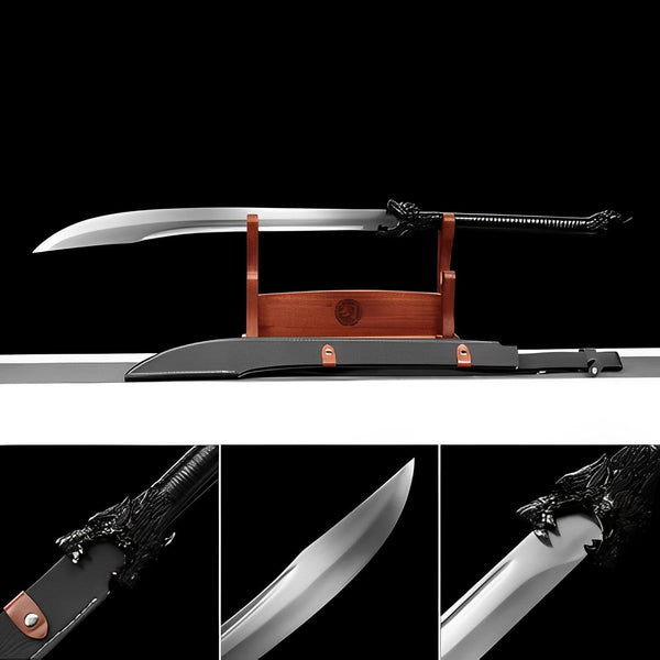 boxkatana Handmade War Wolf Chinese Sword With High Manganese Steel