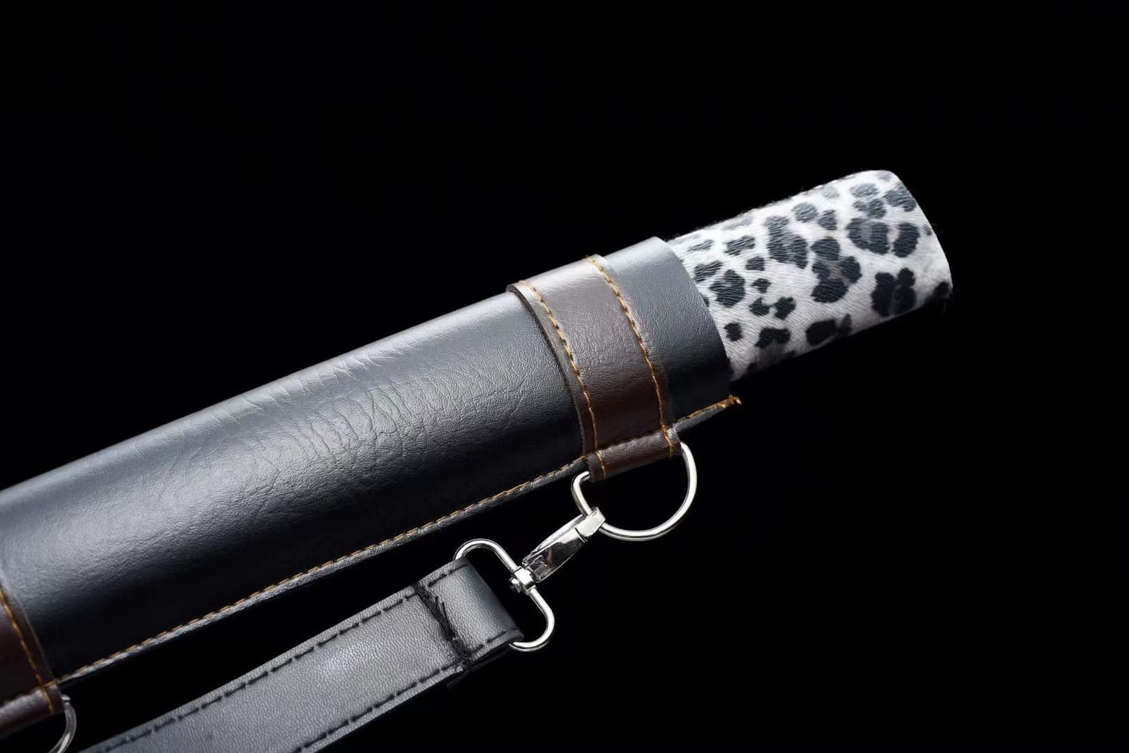 boxkatana Handmade Wolf Road Manganese Steel Chinese Sword Exclusive Flame Fireworks