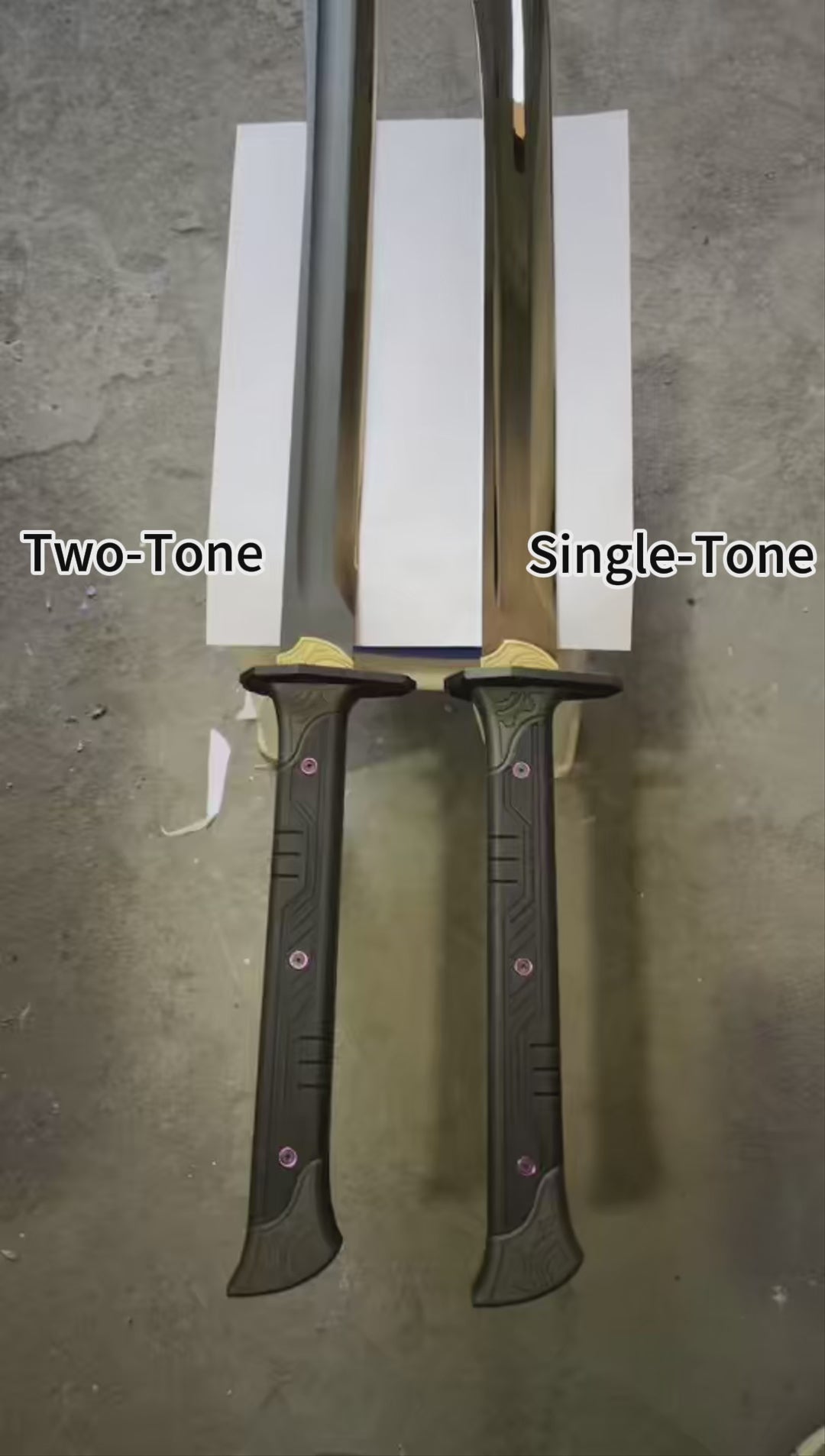 Mutant Spartan V2 tactical sword with DLC coated blade and Kydex sheath