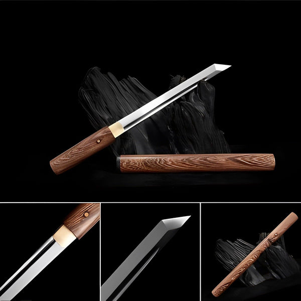boxkatana Rosewood High Manganese Steel Small Tang Knife