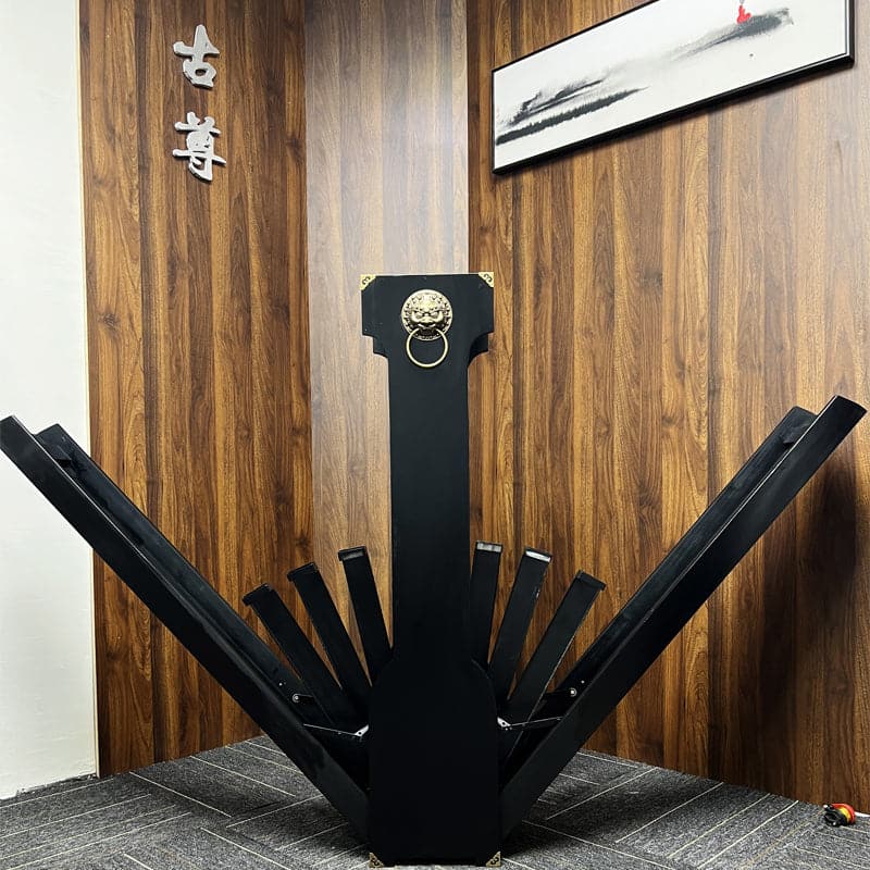 boxkatana Blcak (Without Sword) Wooden self-ejecting sword case