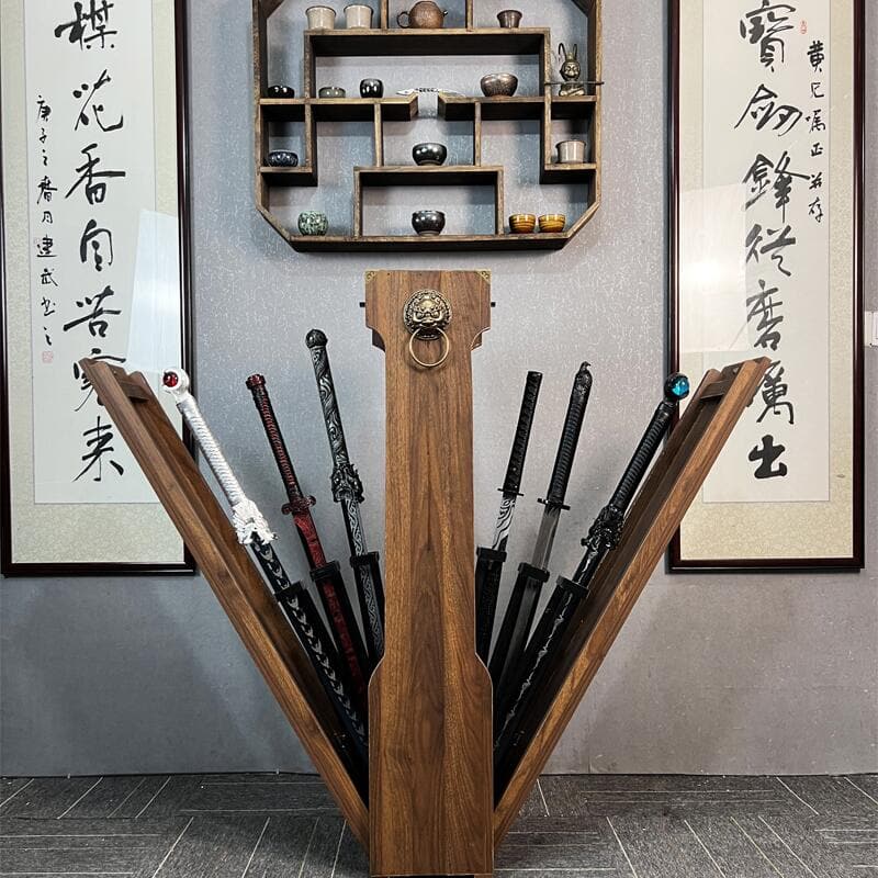 boxkatana Wooden self-ejecting sword case